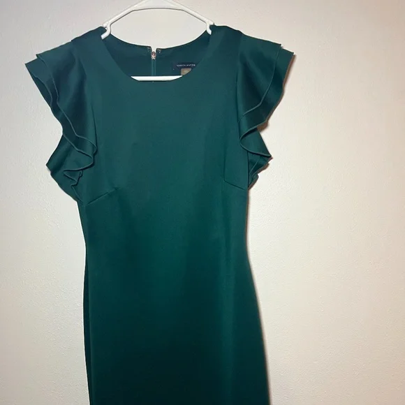 sachin and babi light blue dress Zoella Green Off The Shoulder Mini Dress - US 14 main image 0